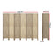 Artiss Silon Room Divider Screen Privacy Wood Dividers Stand 6 Panel Brown