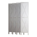 Artiss Silon Room Divider Screen Privacy Wood Dividers Stand 8 Panel White
