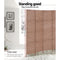 Artiss 4 Panel Room Divider Screen Privacy Timber Foldable Dividers Stand Natural