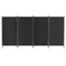 Artiss 4 Panel Room Divider Screen 345x180cm Fabric Black