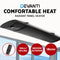 Devanti 1800 Electric Infrared Radiant Strip Panel Heater Bar Remote Control