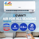 Devanti 4-in-1 Split System Inverter Air Conditioner