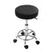 Artiss Round Salon Stool Black PU Swivel Barber Hair Dress Chair Hydraulic Lift