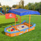 Keezi Boat-shaped Canopy Sand Pit