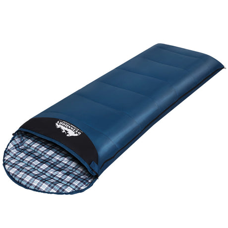 Weisshorn Sleeping Bag Bags Single Camping Hiking -5°C to 20°C Tent Winter Thermal Navy
