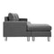 Artiss Sofa Lounge Set Couch Futon Corner Chaise Fabric 4 Seater Suite Grey
