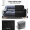 Artiss High Stretch Sofa Cover Couch Protector Slipcovers 1 Seater Black