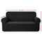 Artiss High Stretch Sofa Cover Couch Protector Slipcovers 3 Seater Black