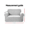 Artiss High Stretch Sofa Cover Couch Protector Slipcovers 3 Seater Grey