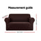 Artiss Sofa Cover Elastic Stretchable Couch Covers Coffee 2 Seater