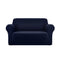 Artiss Sofa Cover Elastic Stretchable Couch Covers Navy 2 Seater