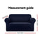 Artiss Sofa Cover Elastic Stretchable Couch Covers Navy 2 Seater