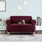 Artiss Sofa Cover Elastic Stretchable Couch Covers Burgundy 2 Seater