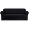 Artiss Sofa Cover Elastic Stretchable Couch Covers Black 4 Seater