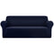 Artiss Sofa Cover Elastic Stretchable Couch Covers Navy 4 Seater