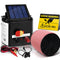 Giantz Electric Fence Energiser 3km Solar Powered Charger Set + 2000m Tape