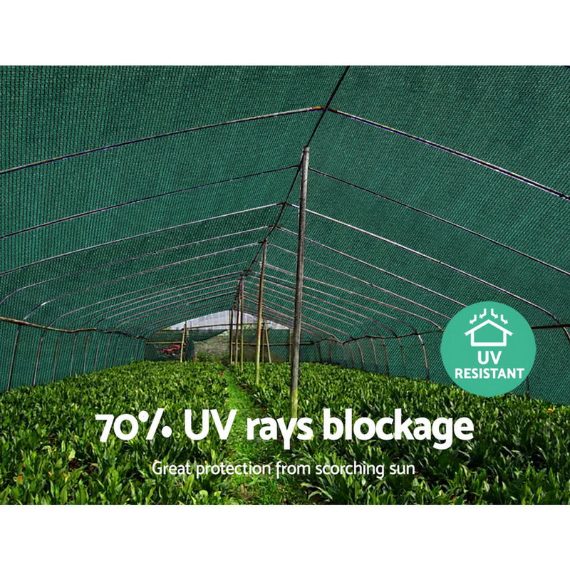 Instahut 1.83 x 20m Shade Sail Cloth - Green