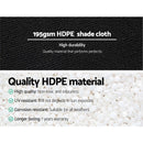 Instahut 1.83 x 30m Shade Sail Cloth - Black