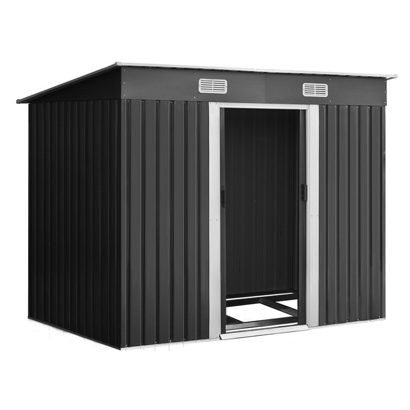 Giantz Garden Shed Outdoor Storage Sheds Tool Workshop 2.38x1.31M with Base