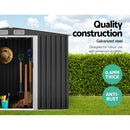 Giantz Garden Shed Outdoor Storage Sheds Tool Workshop 2.6X3.89X2.02M with Base