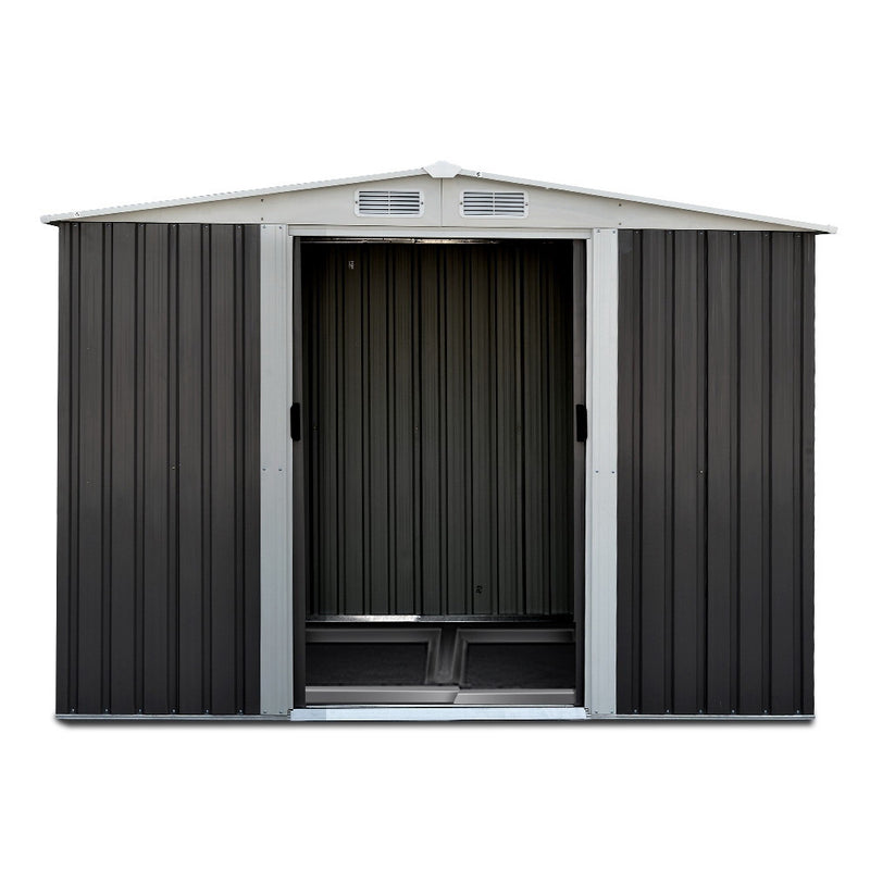 Giantz Garden Shed Outdoor Storage Sheds Tool Workshop 2.58X2.07M with Base