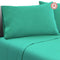 Giselle Bedding Queen Size 4 Piece Micro Fibre Sheet Set - Aqua