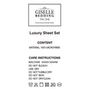 Giselle Bedding Queen Size 4 Piece Micro Fibre Sheet Set - Grey