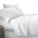 Giselle Bedding Double Size 4 Piece Micro Fibre Sheet Set - White