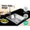 Cefito 39cm x 45cm Stainless Steel Kitchen Sink Under/Top/Flush Mount Silver