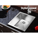 Cefito 39cm x 45cm Stainless Steel Kitchen Sink Under/Top/Flush Mount Silver