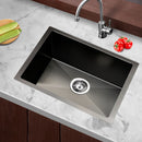 Cefito 30cm x 45cm Stainless Steel Kitchen Sink Under/Top/Flush Mount Black