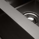 Cefito 44cm x 44cm Stainless Steel Kitchen Sink Under/Top/Flush Mount Black