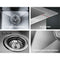 Cefito 75cm x 45cm Stainless Steel Kitchen Sink Under/Top/Flush Mount Silver
