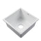 Cefito Kitchen Sink Granite Stone Laundry Top or Undermount Double White 450x450mm