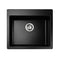 Cefito 570 x 500mm Granite Stone Sink - Black
