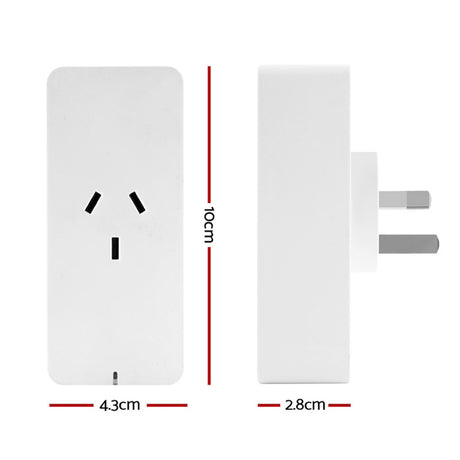 4x WiFi Smart Plug Home Socket Switch Outlet APP Control USB Port Alexa Amazon