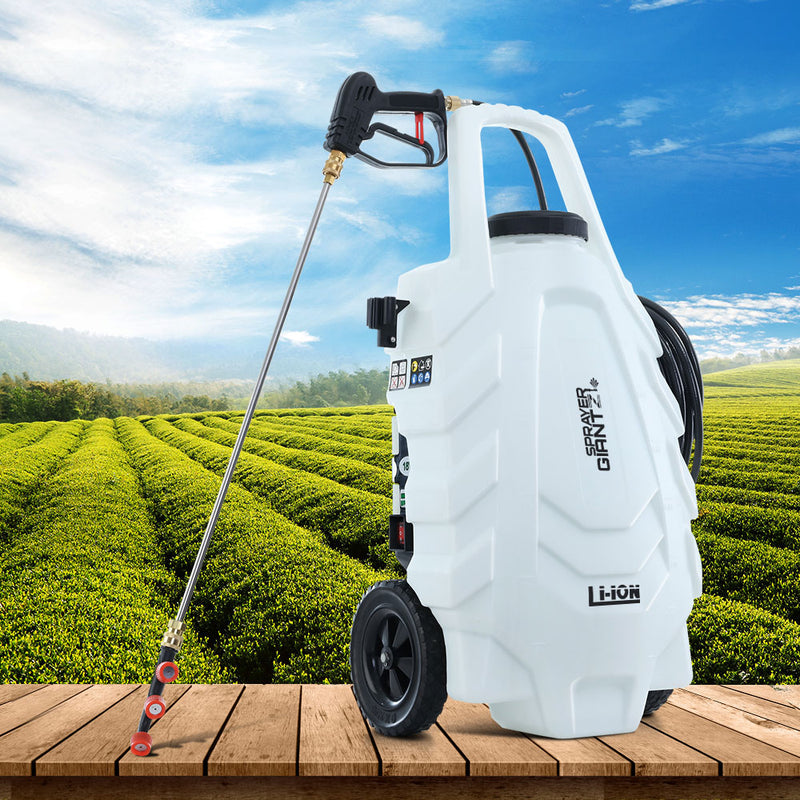 Giantz Weed Sprayer Multifunction Trolley Fertilizing Watering 30L