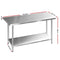 Cefito 1524 x 762mm Commercial Stainless Steel Kitchen Bench