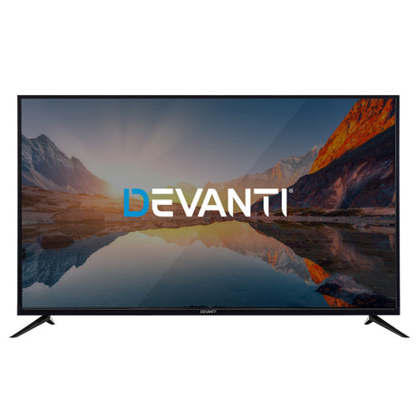 Devanti Smart LED TV 50 Inch 50 4K UHD HDR LCD Slim Thin Screen Netflix YouTube