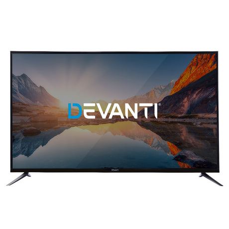 Devanti LED Smart TV 65 Inch 4K UHD HDR LCD TV Slim Thin Screen Netflix YouTube