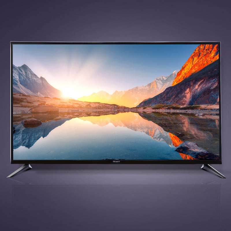 Devanti LED Smart TV 65 Inch 4K UHD HDR LCD TV Slim Thin Screen Netflix YouTube"