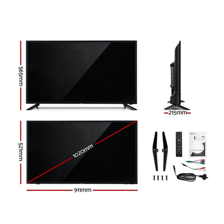 NEW DEVANTI 40 Inch Smart LED TV 2K Full HD LCD Slim Screen Black