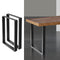 Artiss 2x Coffee Dining Steel Table Legs 71x50CM Industrial Vintage Bench Metal Box