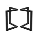 Artiss 2x Coffee Dining Table Legs 71x70CM Steel Industrial Vintage Bench Metal