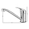 Cefito Basin Mixer Tap - Silver