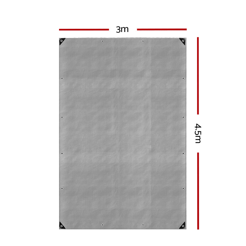 Instahut 3 x 4.5m Heavy Duty Poly Tarp