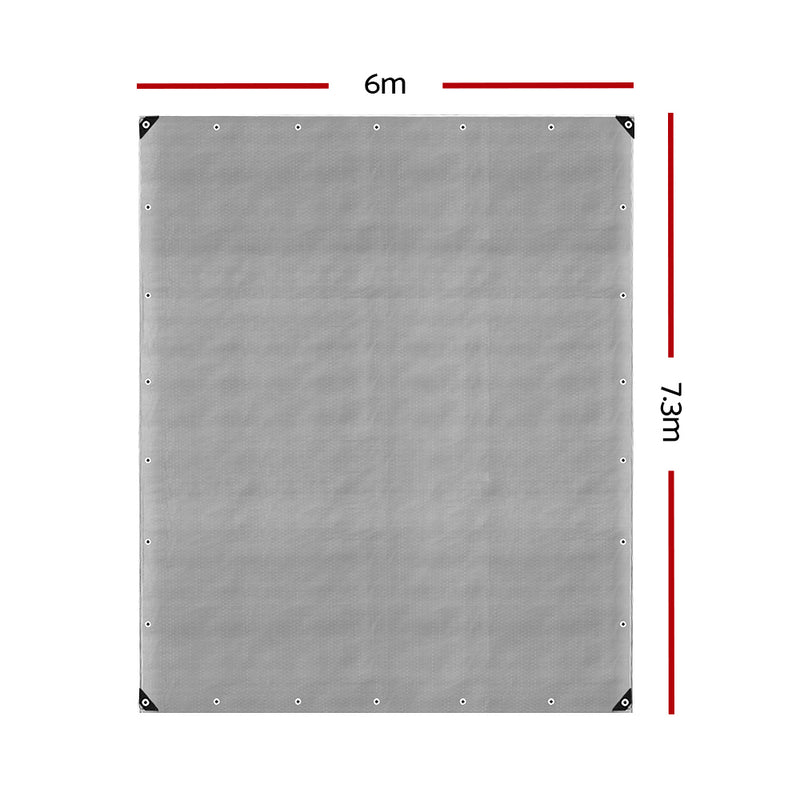 Instahut 6 x 7.3m Heavy Duty Poly Tarp