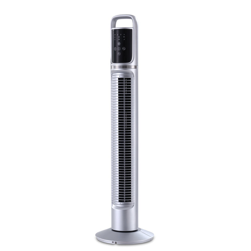 80cm 32 Tower Fan Bladeless Fans Oscillating W/Remote Timer Silver"