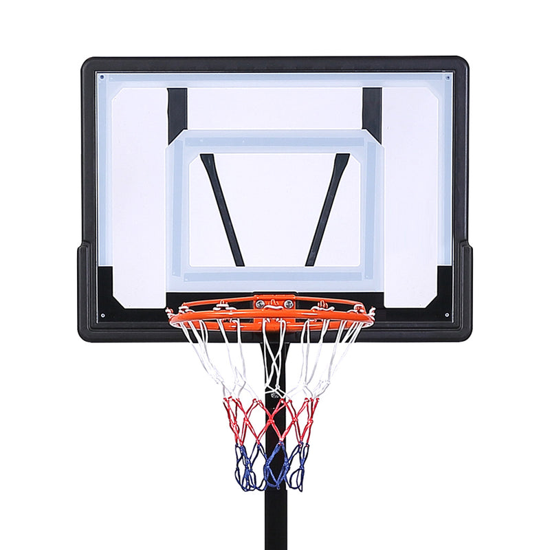 Basketball Hoop Stand Kid Rim Ring System Large Backboard Net Height Adjustable