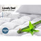 Giselle Queen Mattress Topper Bamboo Fibre Pillowtop Protector